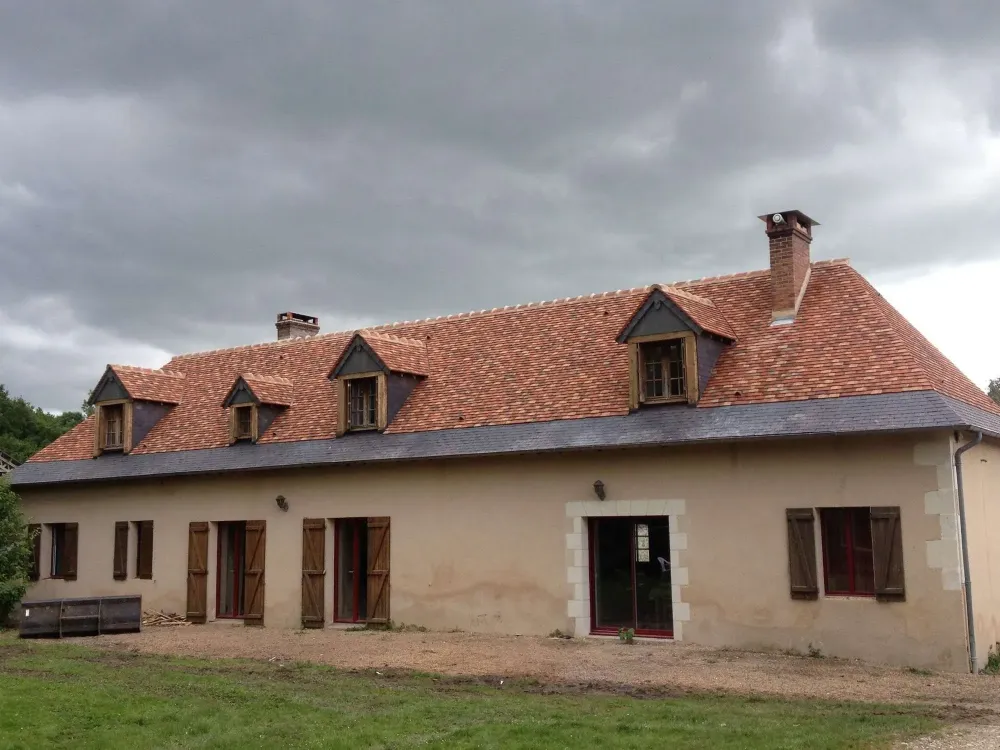 rénovation de toiture à Bazouges Cré sur Loir